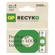Акумулятори GP Recyko AA/HR06 NI-MH 2100 mAh BL 4 шт (GP210AAHCER21-2TLB4)