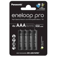 Аккумуляторы Panasonic Eneloop Pro AAA/HR03 NI-MH 930 mAh BL 4 шт  (BK-4HCDE/4CP)