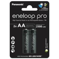 Акумуляторы Panasonic Eneloop AA/HR06 NI-MH 2500 mAh BL 2 шт (BK-3HCDE/2CP)
