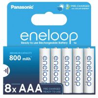 Аккумуляторы Panasonic Eneloop AAA/HR03 NI-MH 800 mAh BL 8 шт  (BK-4MCDE/8HH)