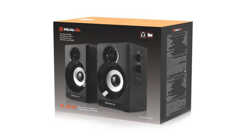 Акустическая система REAL-EL S-217 Black (EL121200013)