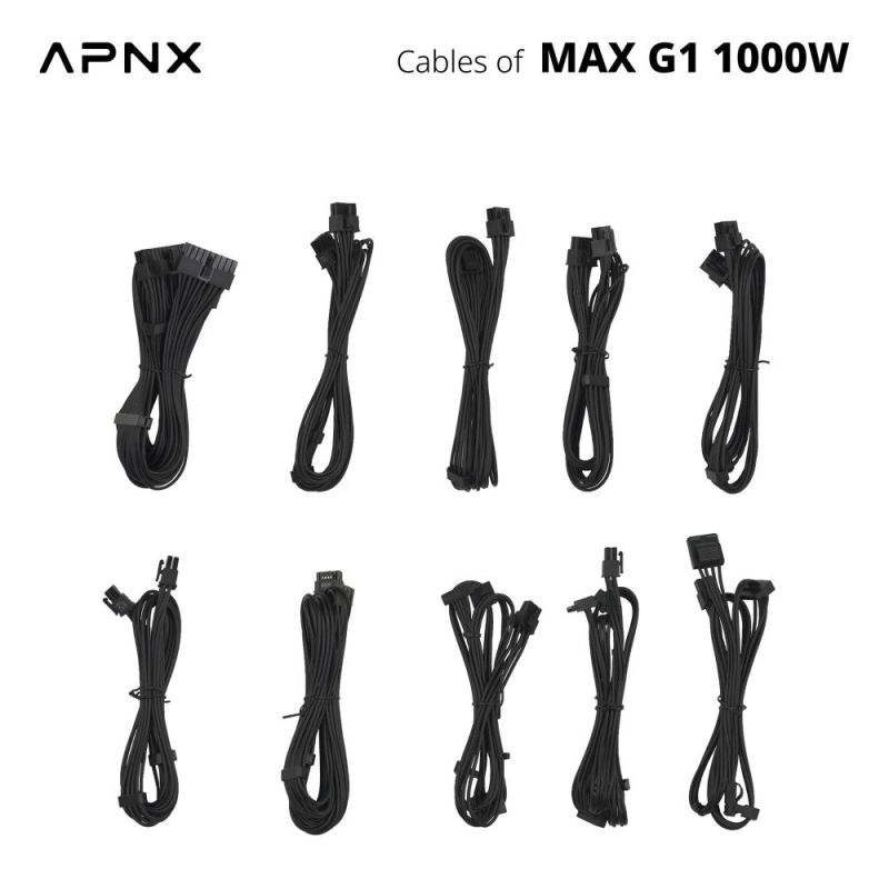 Блок живлення APNX MAX G1 1000 1000W (APPG-MXK0FEC.X1)