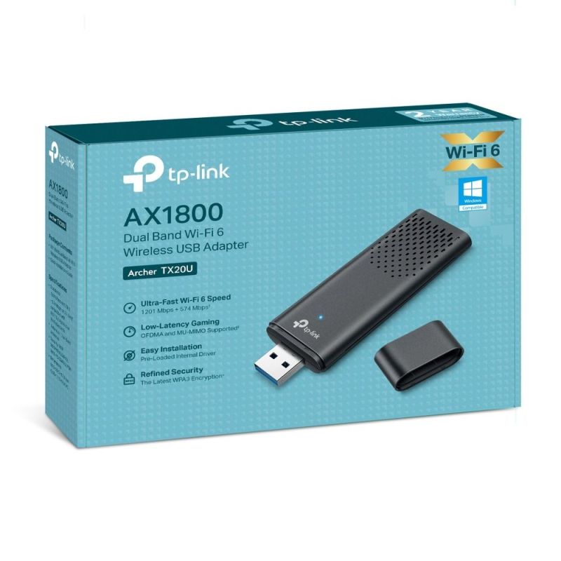 Бездротовий адаптер TP-Link (Archer TX20U)