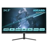 Монитор ASGARD Gaming 24.5" IPS Black 240Hz (AS255QM)
