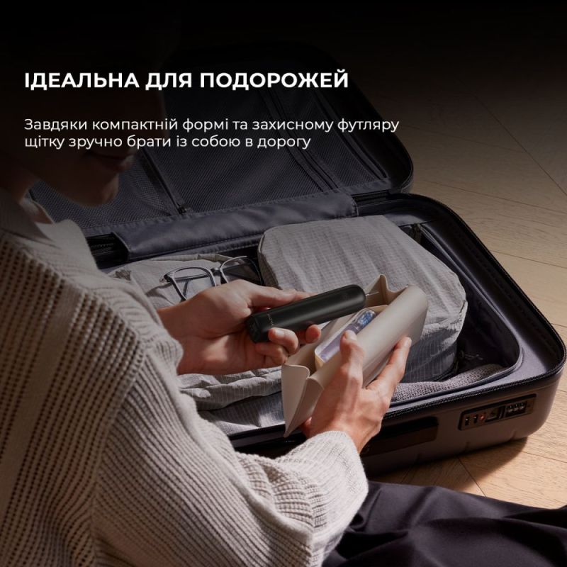 Зубна електрощітка Mova Fresh Pro Black (ATB15A-BK)