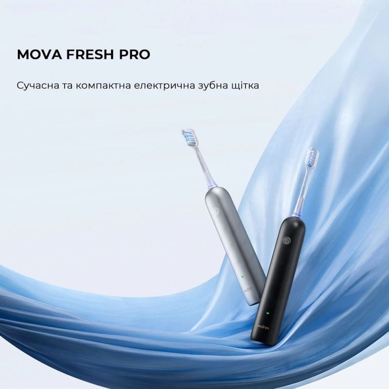 Зубна електрощітка Mova Fresh Pro Silver (ATB15A-SIL)