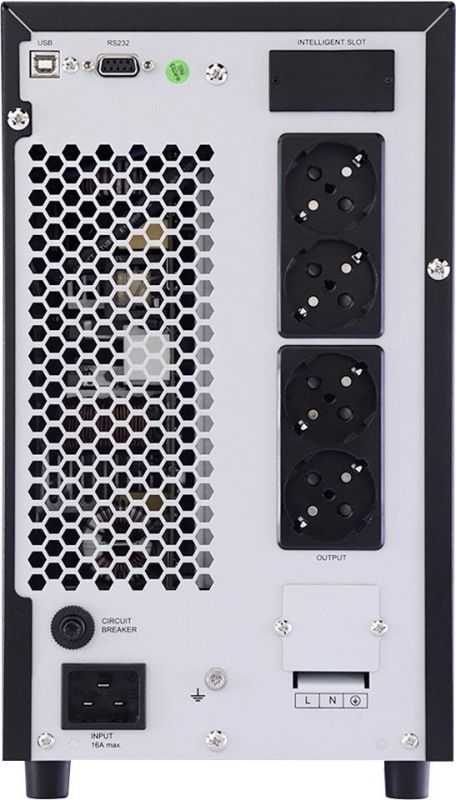 ИБП NJOY (PWUP-OL300AP-AZ01B), Online, 4 x Schuko, USB, LCD, металл (Aten Pro 3000)