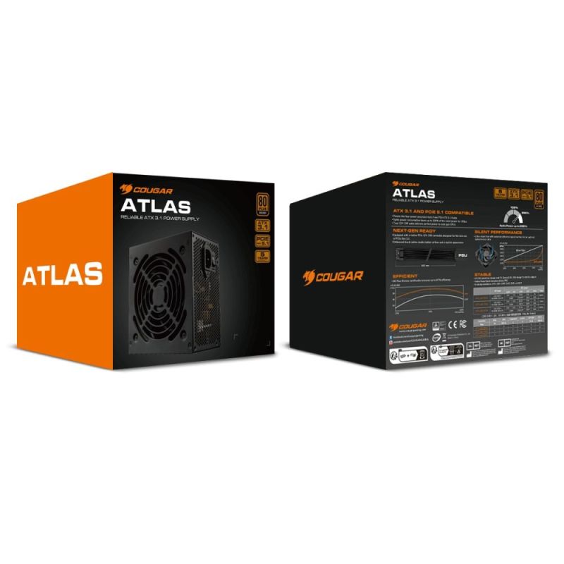 Блок живлення Cougar Atlas ATX 3.1 650 650W (ATLAS (ATX 3.1) 650)