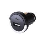 Автомобильное зарядное устройство Strax Car Charger 2.4A Single USB-A Black Bulk (4029948595757)