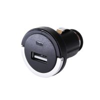 Автомобільний зарядний пристрій Strax Car Charger 2.4A Single USB-A Black Bulk (4029948595757)