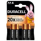 Батарейка Duracell AA лужні 4 шт. в упаковці (5000394052536 / 81551270)