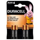 Батарейка Duracell AAA лужні 4 шт. в упаковці (5000394052543 / 81545421)