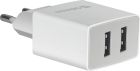 Зарядний пристрій 2xUSB 16W 2.1A UPA-22 білий Defender (83580)