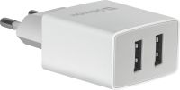 Зарядний пристрій 2xUSB 16W 2.1A UPA-22 білий Defender (83580)
