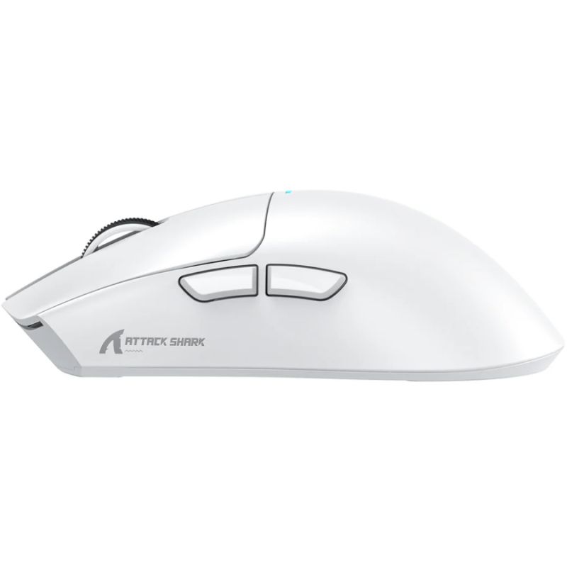 Мишка Attack Shark X11, Wireless/Bluetooth, 22000dpi. (PAW3311), 6кн., White (X11W_AS)