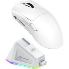 Мишка Attack Shark X11, Wireless/Bluetooth, 22000dpi. (PAW3311), 6кн., White (X11W_AS)