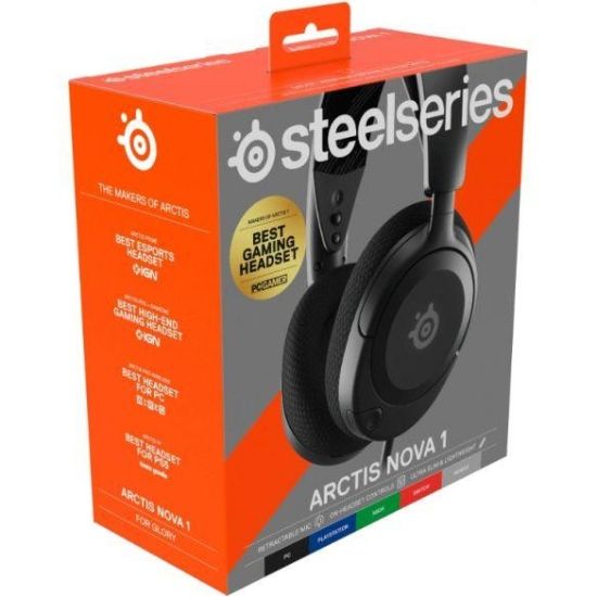 Ігрова гарнітура SteelSeries Arctis Nova 1 Black MultiPlatform (61606)