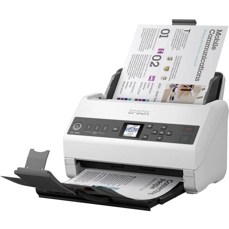 Сканер А4 Epson Workforce DS-730N (B11B259401)