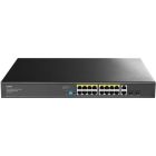 Комутатор Cudy GS1018PS2, 16-Port Gigabit PoE+ Switch with 2 Uplink Gigabit Ports and 2 Gigabit SFP (GS1018PS2)