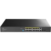 Комутатор Cudy GS1018PS2, 16-Port Gigabit PoE+ Switch with 2 Uplink Gigabit Ports and 2 Gigabit SFP (GS1018PS2)