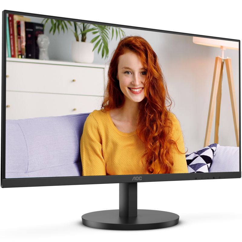 TFT 27" AOC U27B3A, IPS, 4K UHD, HDMIx2, DP, колонки, чорний (U27B3A)