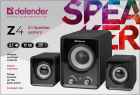 Акустична система 2.1 Defender Z4, 11 Вт, USB (65508)