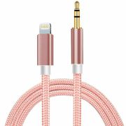 Кабель AUX Lightning - TRS Audio M/M 1м Pink (S0992)
