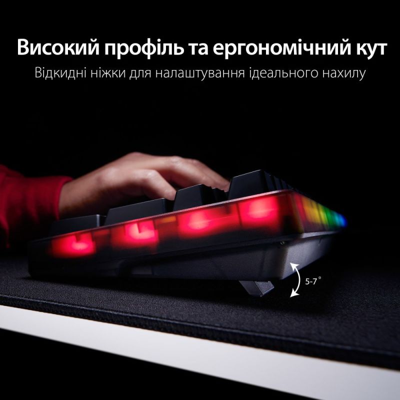 Клавиатура HyperX Origins 2 1800 HX Red USB Black (B4QS4AA)