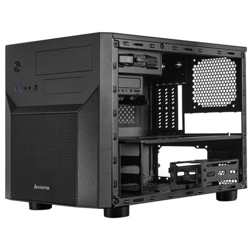 Корпус Chieftec MESH PRO CUBE CI-02B-OP, без БЖ, 2xUSB3.0, mATX, Black (CI-02B-OP)