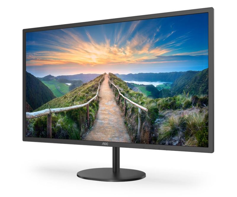 TFT 31.5" AOC Q32V4, IPS, QHD, DP, HDMI, колонки, чорний (Q32V4)