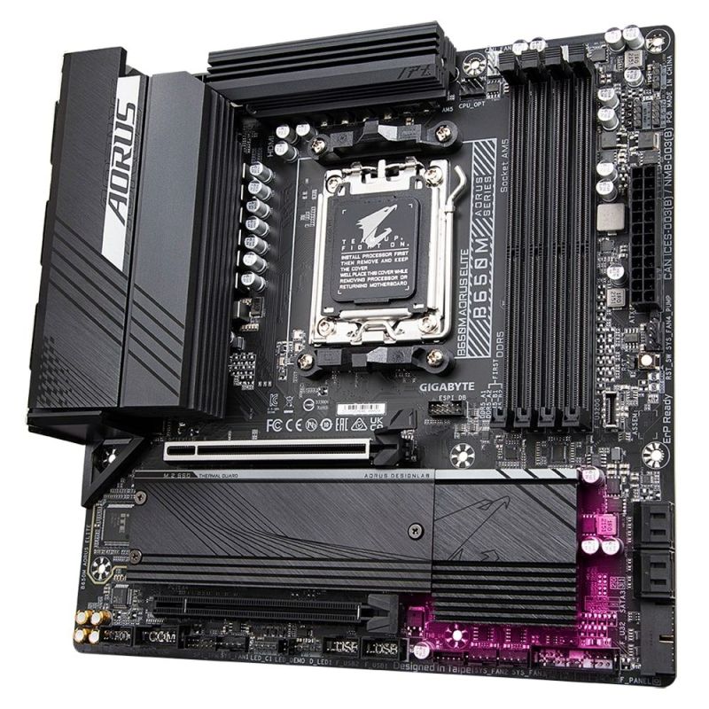 Материнська плата Gigabyte B650M Aorus Elite Socket AM5 (B650M AORUS ELITE)