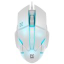 Мишка Defender Host MB-982, 3 кн.,1000 dpi, 7 кольорів, біла (52983)