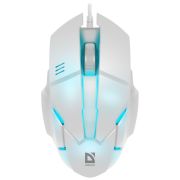 Мишка Defender Host MB-982, 3 кн.,1000 dpi, 7 кольорів, біла (52983)
