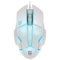 Мишка Defender Host MB-982, 3 кн.,1000 dpi, 7 кольорів, біла (52983)