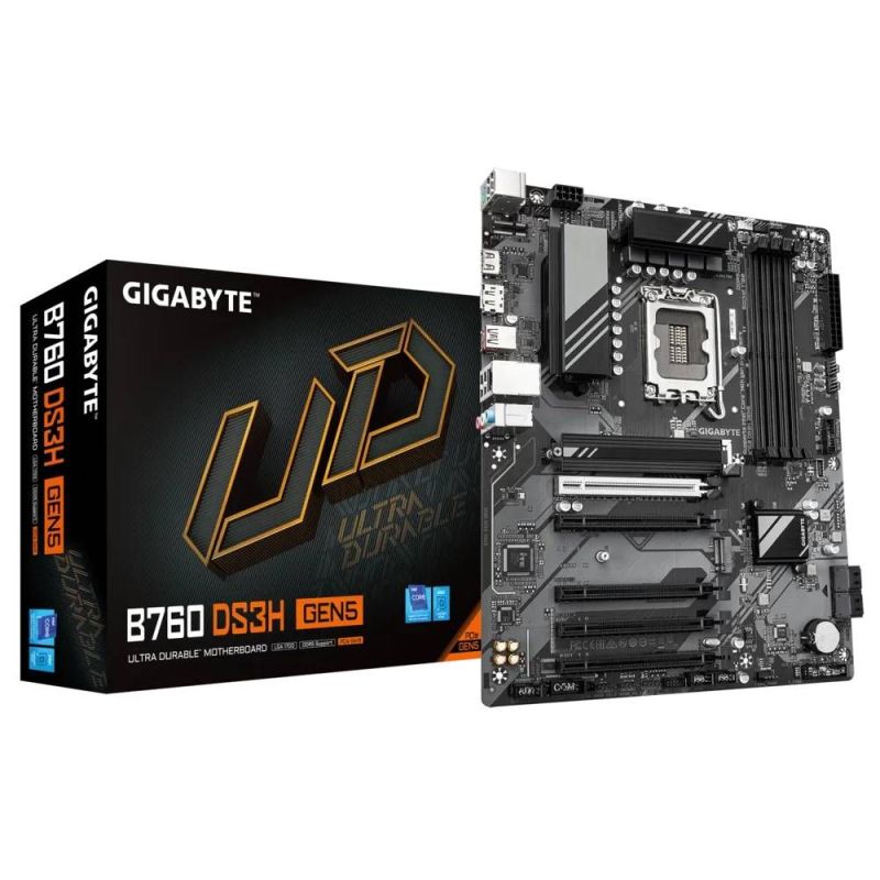 Материнская плата Gigabyte B760 DS3H Gen5 Socket 1700 (B760 DS3H GEN5)