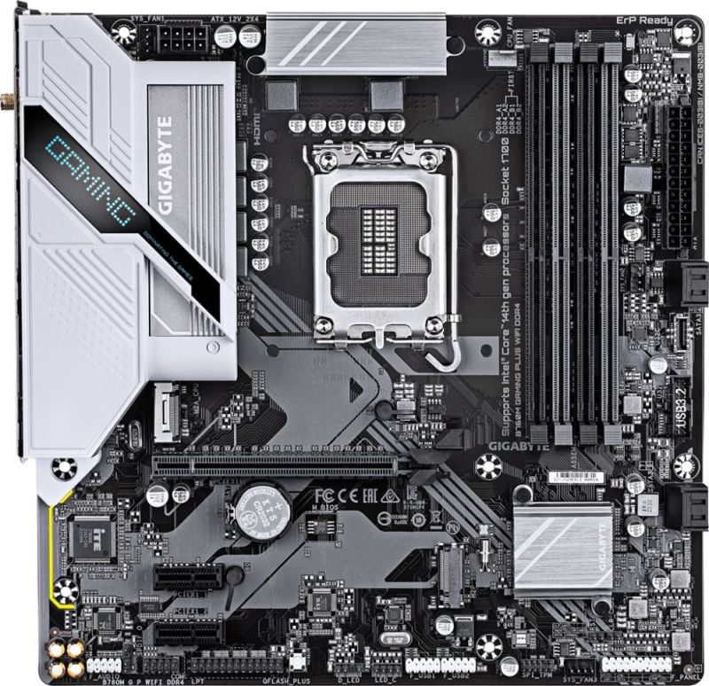 Материнская плата Gigabyte B760M Gaming Plus WiFi DDR4 Socket 1700 (B760M GAMING PLUS WIFI DDR4)