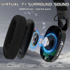 Ігрова гарнітура Attack Shark L90 Wireless,2.4GHz/Bluetooth/3.5mm PS4/PS5/Switch/Xbox/Mac/PC Black (L90B_AS)