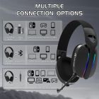 Ігрова гарнітура Attack Shark L90 Wireless,2.4GHz/Bluetooth/3.5mm PS4/PS5/Switch/Xbox/Mac/PC Black (L90B_AS)