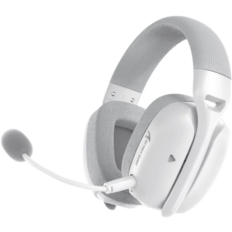 Ігрова гарнітура Attack Shark L80PRO Wireless, 2.4GHz/Bluetooth/3.5mm White (L80PROW_AS)