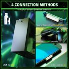 Ігрова гарнітура Attack Shark L80PRO Wireless, 2.4GHz/Bluetooth/3.5mm White (L80PROW_AS)