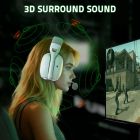 Ігрова гарнітура Attack Shark L80PRO Wireless, 2.4GHz/Bluetooth/3.5mm White (L80PROW_AS)