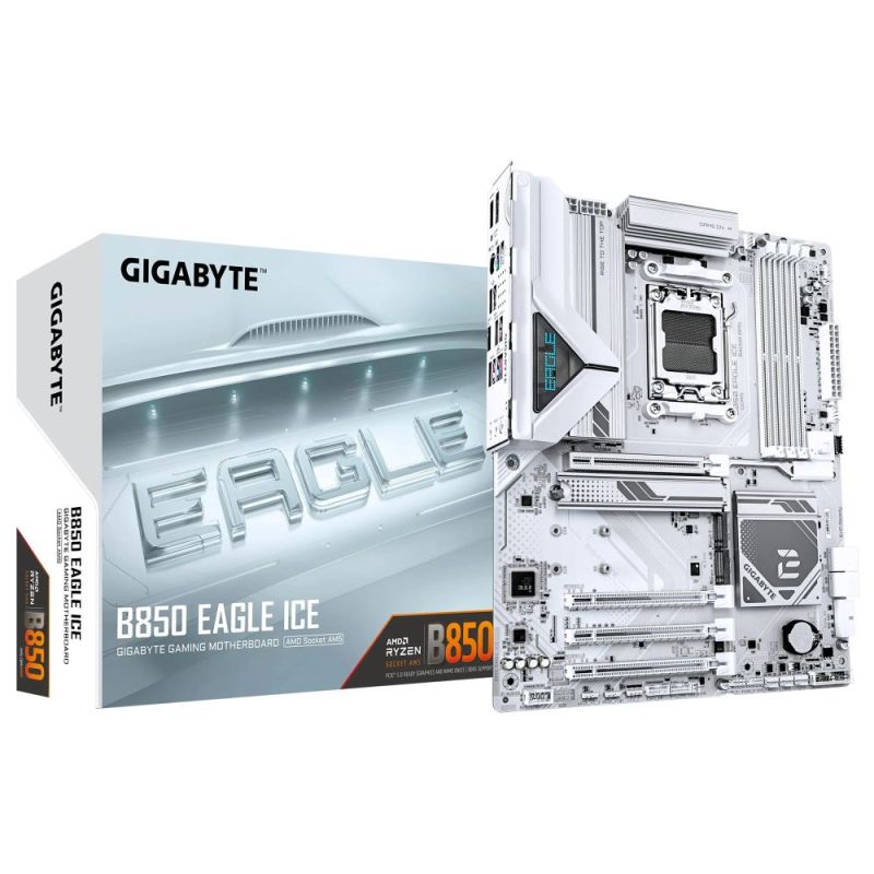 Материнська плата Gigabyte B850 Eagle Ice Socket AM5 (B850 EAGLE ICE)