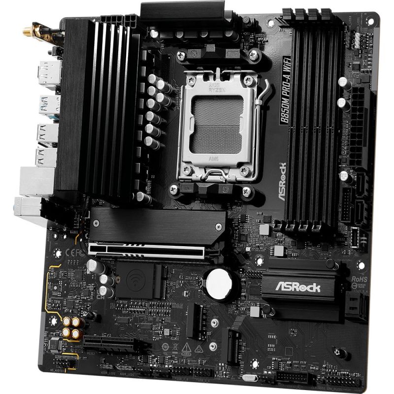 Материнська плата ASRock B850M Pro-A WiFi Socket AM5 (B850M PRO-A WIFI)
