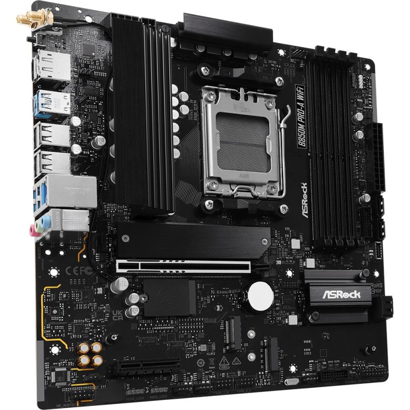 Материнська плата ASRock B850M Pro-A WiFi Socket AM5 (B850M PRO-A WIFI)