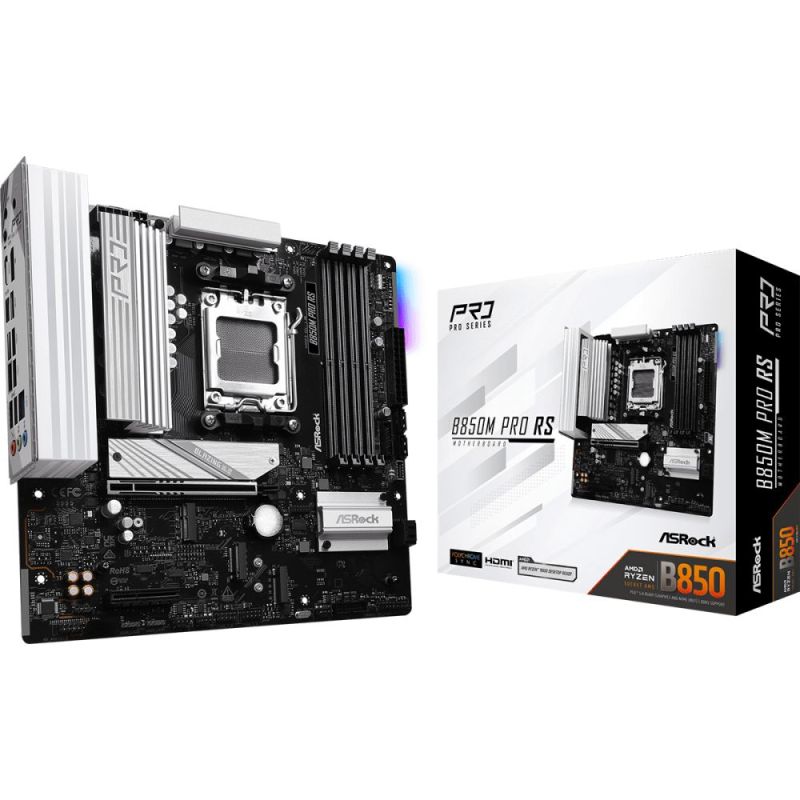 Материнська плата ASRock B850M Pro RS Socket AM5 (B850M PRO RS)