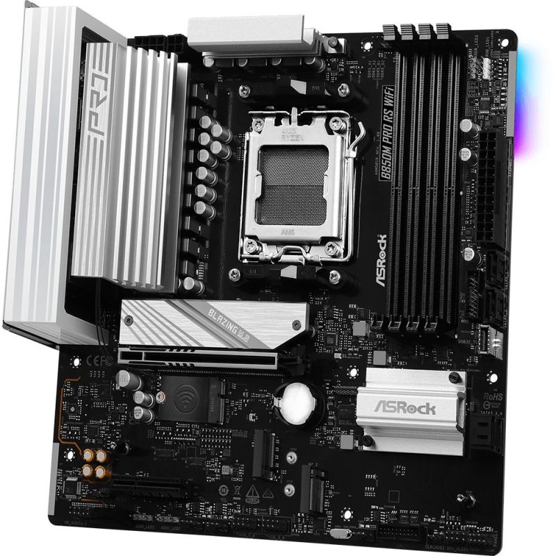 Материнська плата ASRock B850M Pro RS WiFi Socket AM5 (B850M PRO RS WIFI)