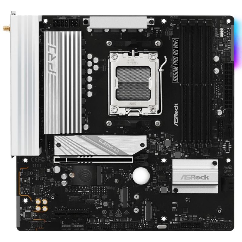 Материнська плата ASRock B850M Pro RS WiFi Socket AM5 (B850M PRO RS WIFI)
