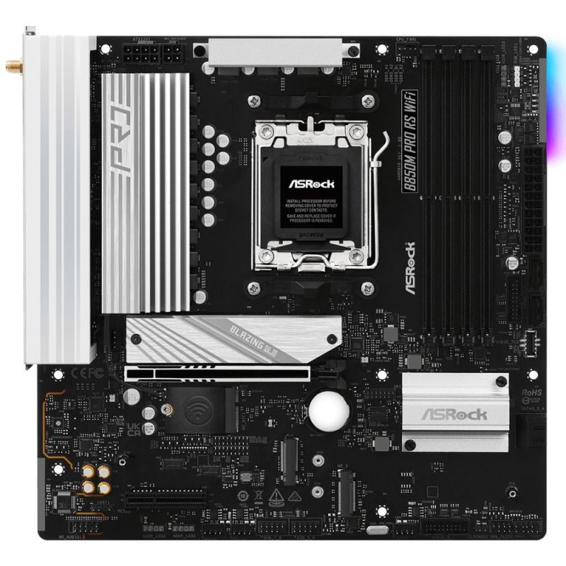 Материнська плата ASRock B850M Pro RS WiFi Socket AM5 (B850M PRO RS WIFI)