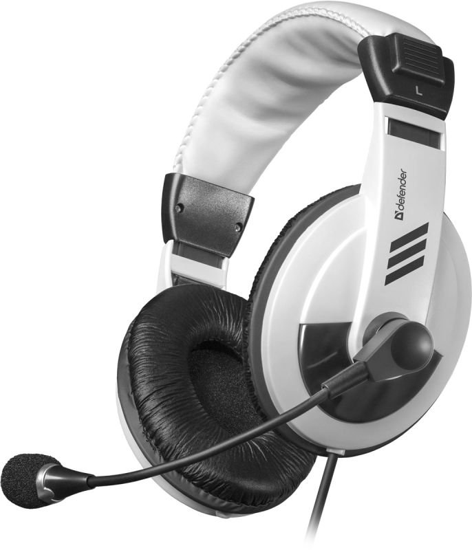 Гарнітура Defender Gryphon HN-750, 2х3,5мм, White (63747)