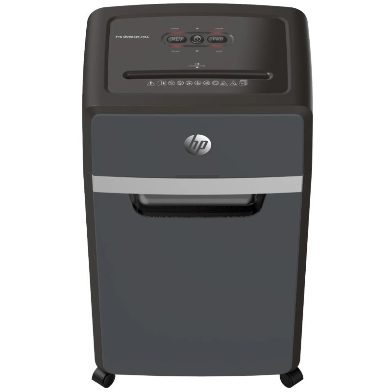 Знищувач документів HP Pro Shredder 24CC, A4, 80g х 24 листів, 4*35, 30 л., P-4 (2815)